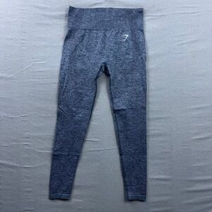 Gymshark Vital Seamless Leggings Charcoal Grey Marl High Waisted Small